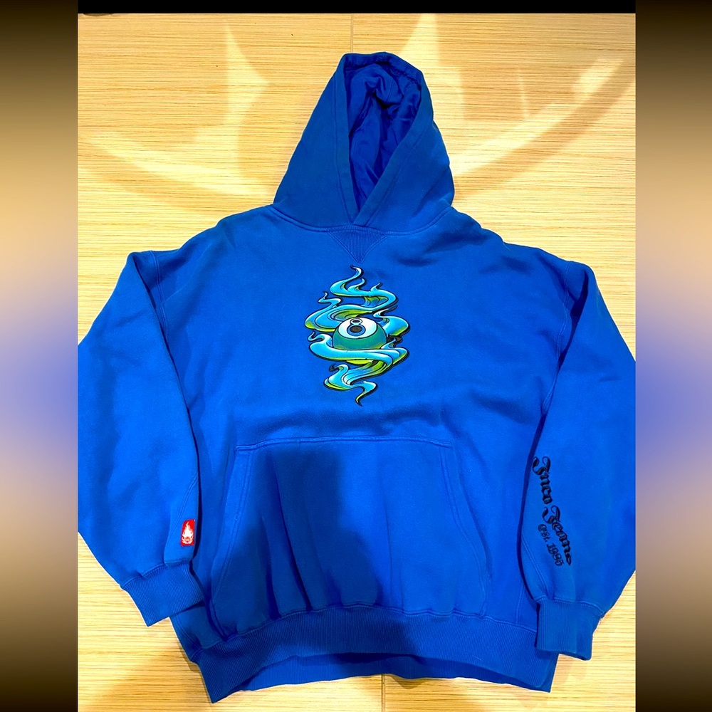 JNCO JEANS Vintage Eight Ball 🎱 Hoodie Rare Y2K